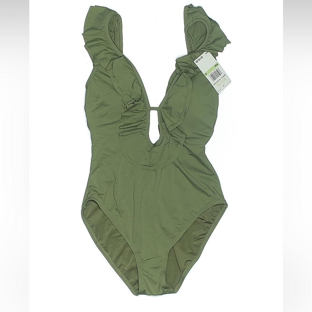 MICHAEL Michael Kors Olive Swimsuit Women’s Sz 8 BNWT